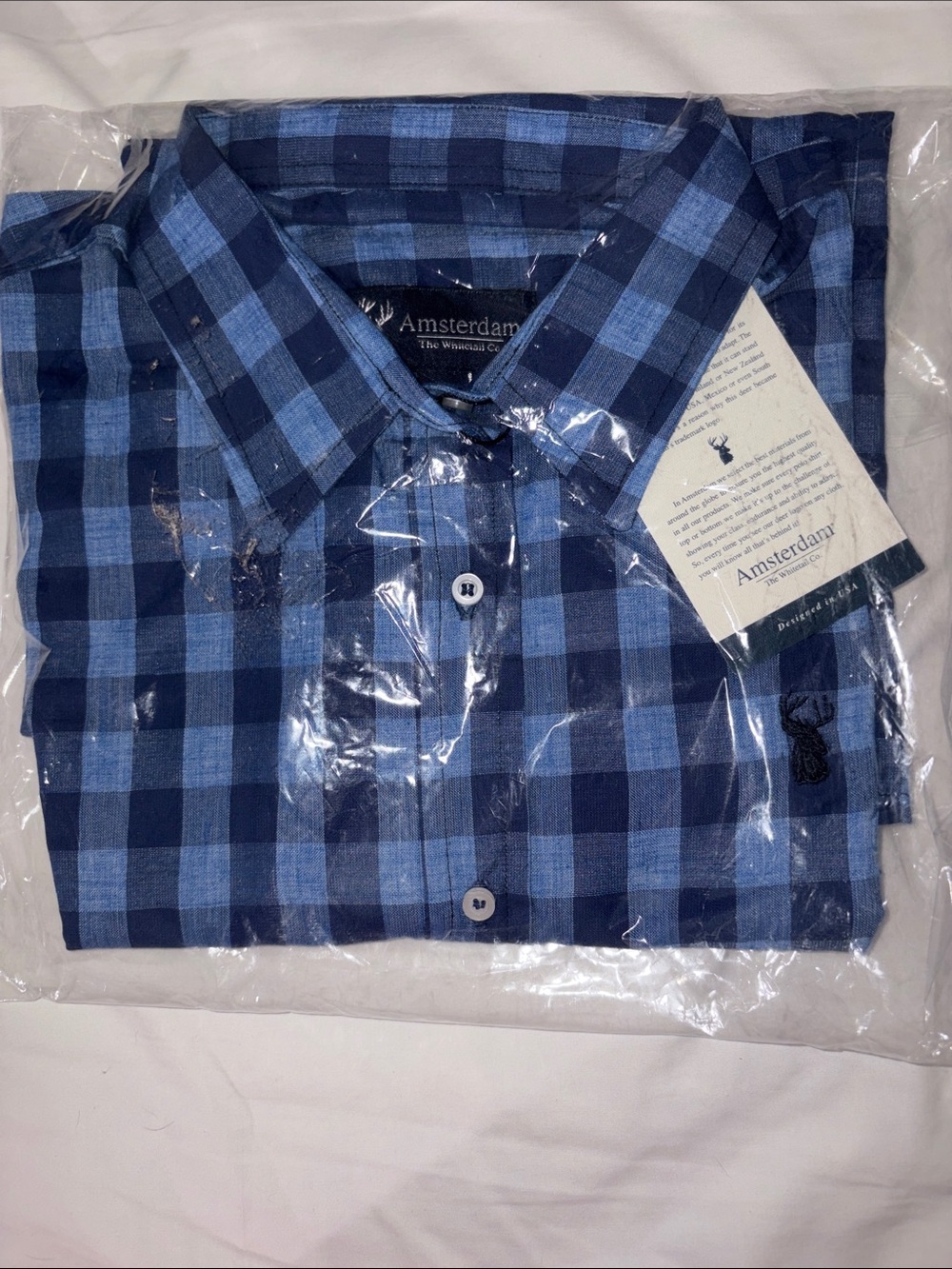 Men’s long sleeve Amsterdam dress shirt, NWT